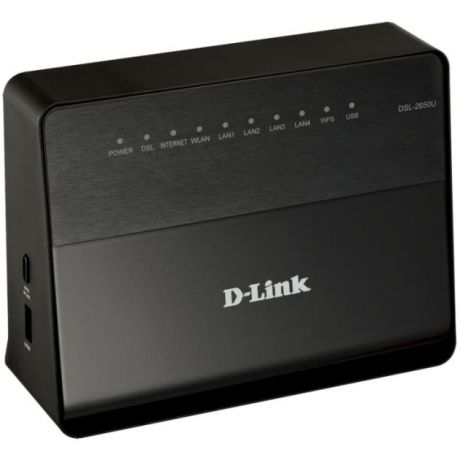 D-Link D-Link DSL-2650U/RA/U1A Черный, 150Мбит/с, 2.4 Черный, 150Мбит/с, 2.4