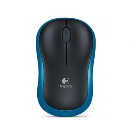 Logitech Logitech Wireless Mouse M185 Темно-синий, USB