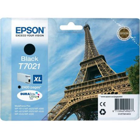 Epson Epson C13T70214010 Черный, Картридж струйный, Повышенная, нет