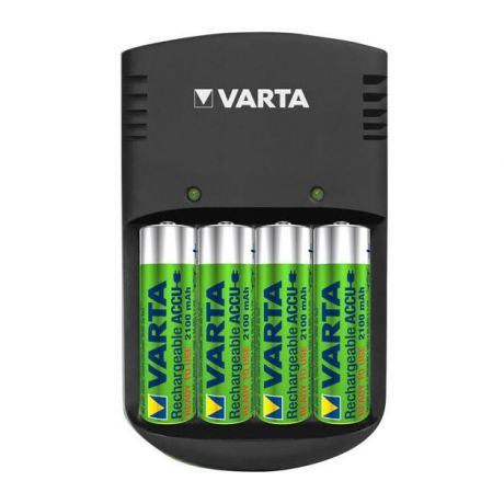 VARTA Зарядное устройство VARTA Plug Charger + 4AA 2100 mAh R2U