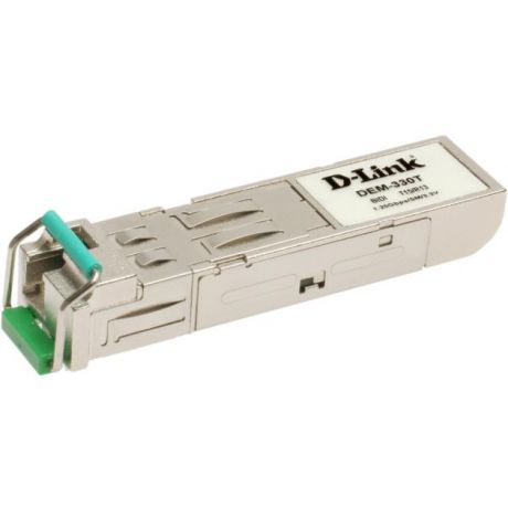 D-Link D-Link DEM-330T, 1-port mini-GBIC 1000Base-LX SMF WDM SFP Tranceiver (up to 10km, support 3.3V power, LC connector), TX 1550nm; RX 1310nm (10pcs in package)