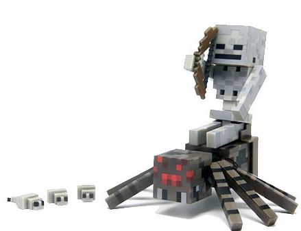 Набор фигурок Minecraft. Spider Jockey Pack (8 см)