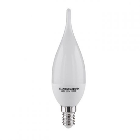 Лампа светодиодная SMD E14 6W 4200K свеча на ветру матовая 4690389054983