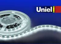 Светодиодная лента Uniel (04814) 5M белый 72W ULS-5050-60LED/m-10mm-IP20-DC12V-14,4W/m-5M-W