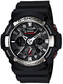 Casio Часы Casio GA-200-1A. Коллекция G-Shock