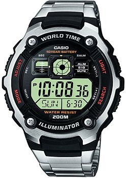 Casio Часы Casio AE-2000WD-1A. Коллекция Classic&digital timer