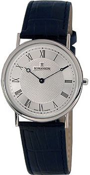 Romanson Часы Romanson TL5110SMW(WH). Коллекция Leather