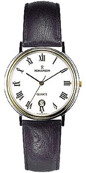 Romanson Часы Romanson TL0162SMC(WH). Коллекция Leather