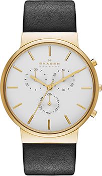 Skagen Часы Skagen SKW6143. Коллекция Leather