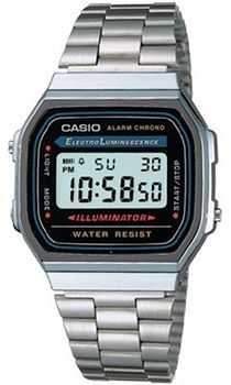 Casio Часы Casio A-168WA-1. Коллекция Illuminator