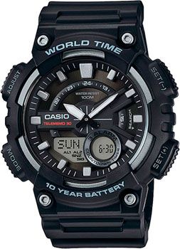 Casio Часы Casio AEQ-110W-1A. Коллекция Combinaton Watches