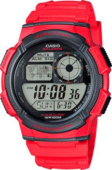 Casio Часы Casio AE-1000W-4A. Коллекция Classic&digital timer