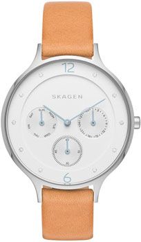 Skagen Часы Skagen SKW2449. Коллекция Leather