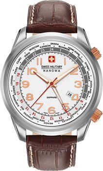 Swiss military hanowa Часы Swiss military hanowa 06-4293.04.001. Коллекция Worldtimer