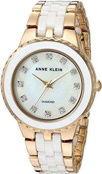 Anne Klein Часы Anne Klein 2712WTGB. Коллекция Diamond