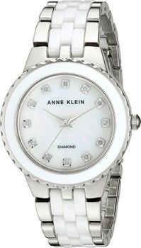 Anne Klein Часы Anne Klein 2713WTSV. Коллекция Diamond