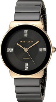 Anne Klein Часы Anne Klein 2714BKGB. Коллекция Diamond