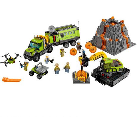 LEGO База исследователей вулканов