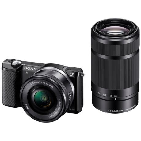 Sony Alpha A5000 Kit 16-50/55-210 Black