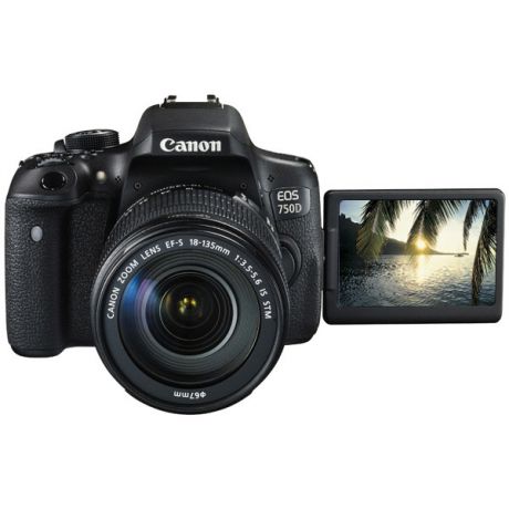 Canon EOS 750D Kit 18-135 IS STM Black
