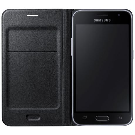 Samsung Flip Wallet J1 Black (EF-WJ120PBEGRU)