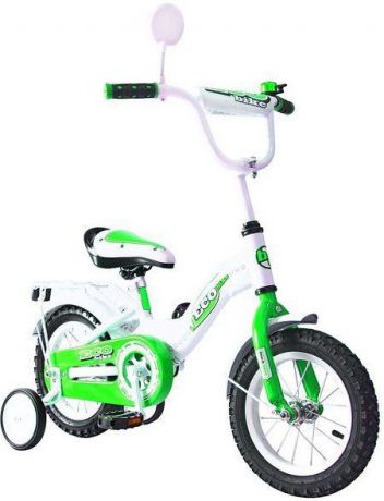 Велосипед Rich Toys Aluminium Ba Ecobike зеленый двухколёсный 5411/kg1221