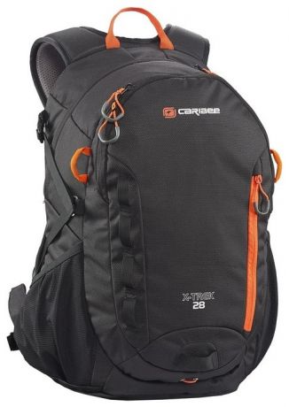Рюкзак Caribee X-trek 28 с анатомической спинкой черный оранжевый 28 л 6382