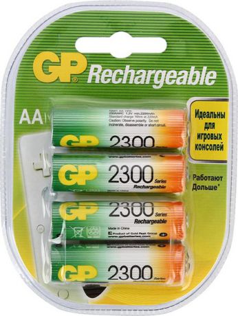 Аккумуляторы Gp 230aahc-2decrc4 4 шт 2300 mAh Aa