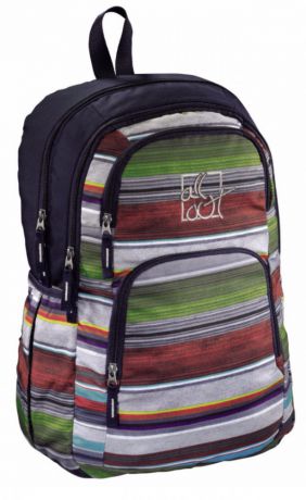 Школьный рюкзак All Out Kilkenny Waterfall Stripes с отделением для ноутбука фиолетовый черный 23 л 129481
