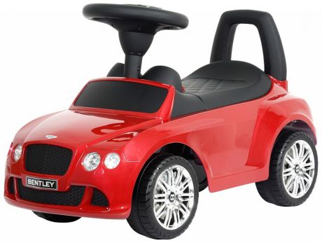 Каталка-машинка R-Toys Bentley от 1 года красный пластик музыкальная 326