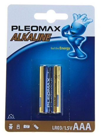 Батарейки Samsung Pleomax 2 шт Aaa lr03-2bl