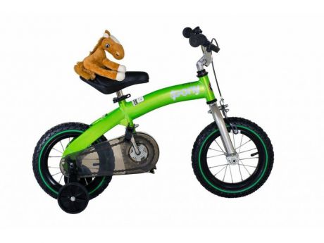Велосипед Royal baby Pony (2 в 1) зеленый двухколёсный rb12b-4