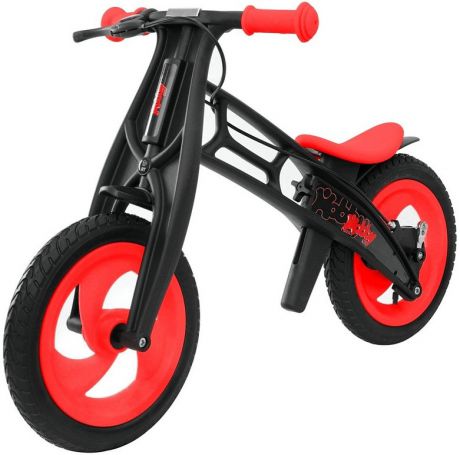 Велобалансир Hobby Bike Fly В черная оса Plastic red/black В-шины волна двухколёсный