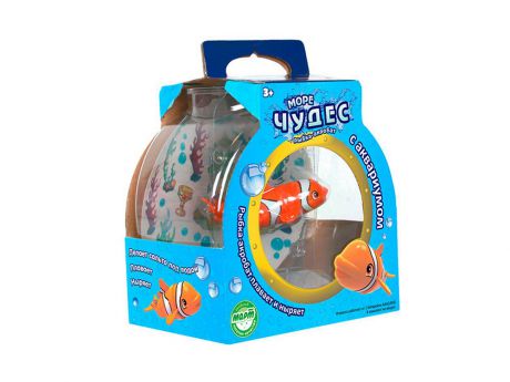 Интерактивная игрушка Redwood Рыбка–Акробат Лакки с Аквариумом от 3 лет разноцветный 159024
