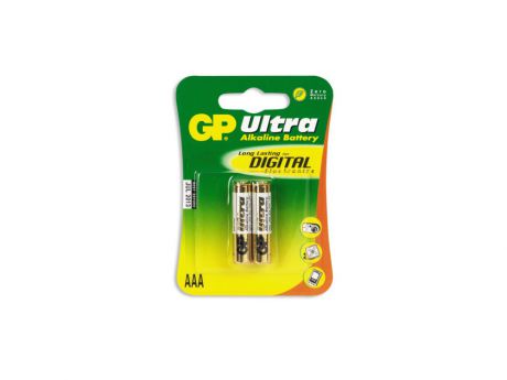 Батарейки Gp Ultra Alkaline 2 шт Aaa 24au-2ue2