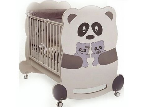 Кроватка-качалка Feretti Velvet (panda)