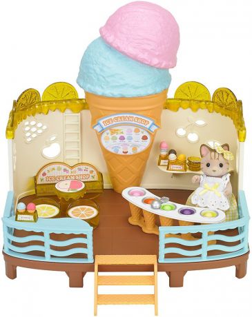 Игровой набор Sylvanian Families Кафе-мороженое 25 предметов 5228