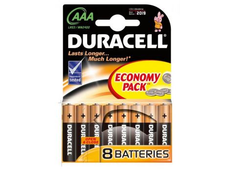 Батарейки Duracell lr03-8bl 8 шт Aaa
