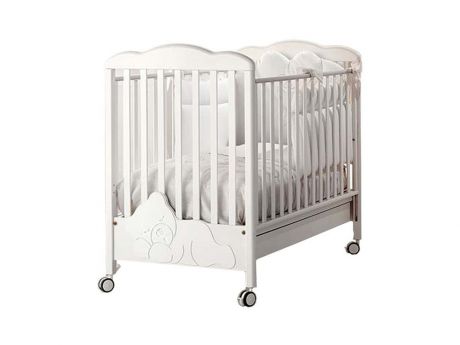 Кроватка без укачивания Baby Expert Coccolo Lux 125x65 см белый