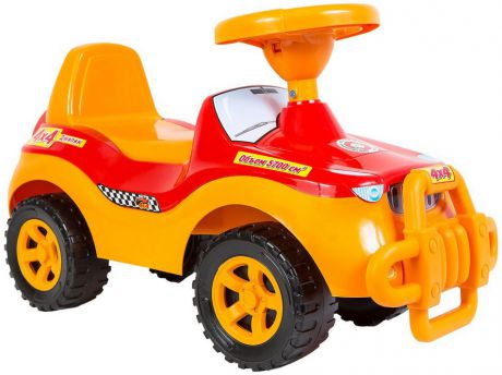 Каталка-машинка Rich Toys Джипик Police от 8 месяцев красный пластик с клаксоном ор105