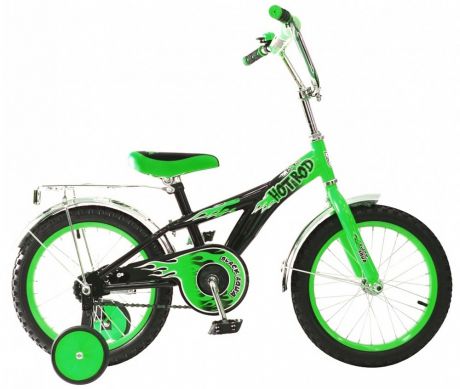 Велосипед Rich Toys Ba Hot-Rod 16" 1s зеленый двухколёсный kg1606