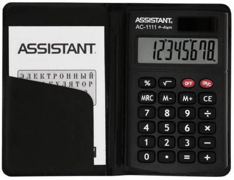 Калькулятор карманный Assistant 8-разрядный ac-1111