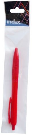 Шариковая ручка автоматическая Index Vinson красный 0.7 мм ibp416/rd
