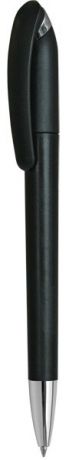 Авторучка шариковая applica, пластиковый корпус, поворотный механизм, 0,5 мм, синяя, корпус черный ibp302/bk