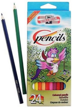 Набор цветных карандашей Koh-i-Noor Птицы 24 шт 17.5 см 3554/24 1 Ks