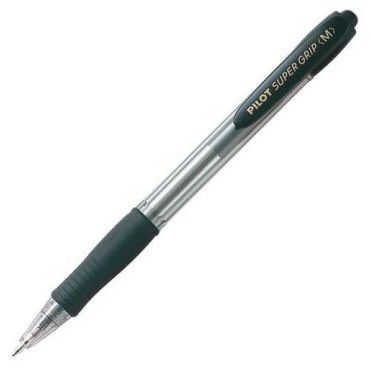 Шариковая ручка Pilot Supergrip черный 1 мм bpgp-10r-m-b
