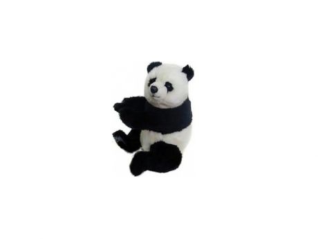 Мягкая игрушка Hansa Панда панда белый черный плюш синтепон 25 см