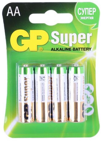Батарейки Gp Super gp15a-2cr4 4 шт Aa