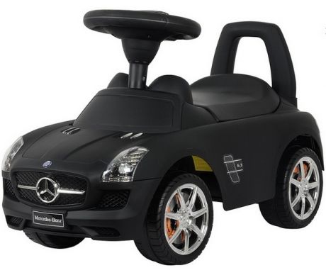 Каталка-машинка Rich Toys Mercedes-Benz от 1 года черный пластик музыкальная матовый 332р