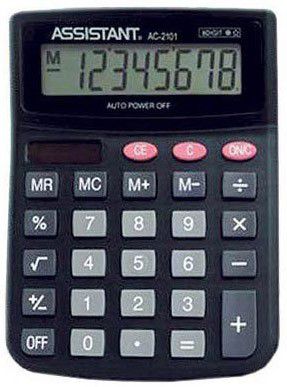 Калькулятор настольный Assistant ac-2101 8-разрядный